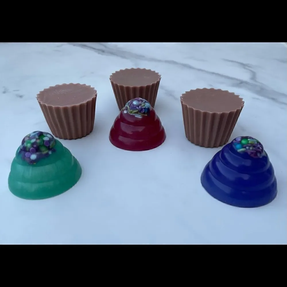 Cupcake 🧁 soap bars- Handmade natural goats milk & glycerin soap